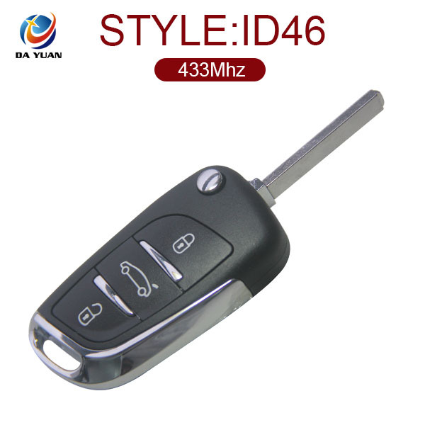 AK009016 For Peugeot 307 308 408 remote control key Modified DS Style Folding 2011-2013  FSK