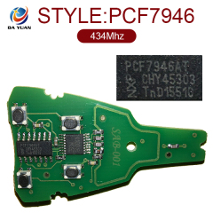 AK056001 for Saab 4 Button Remote Key 434MHz PCF7946 LTQSAAM433TX