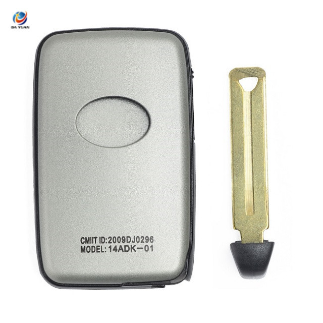 AK007164 For Toyota Aurion 2007+ Smart Key, 4Buttons, B53EA A433 P1 D4 4D-67, 433MHz Gray 89904-33100 Keyless Go