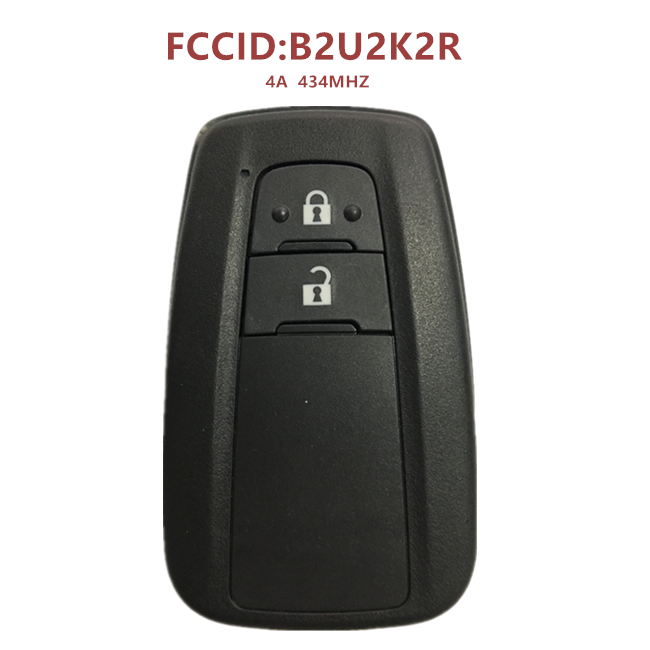 AK007135 Original Remote Key 434MHZ 4A Chip 2 Button For Toyota Corolla B2U2K2R