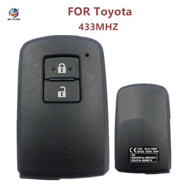 AK007140 For Toyota Rav4 2013+ Smart Key, 2Buttons, BA1EQ P1 88 DST-AES Chip, 433MHz 89904-42130 Keyless Go