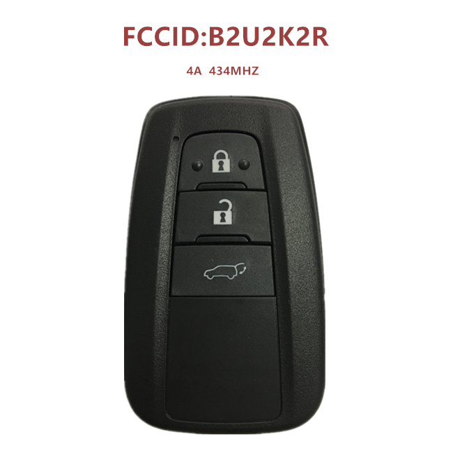 AK007134 Original Remote Key 434MHZ 4A Chip 3 Button For Toyota Corolla B2U2K2R