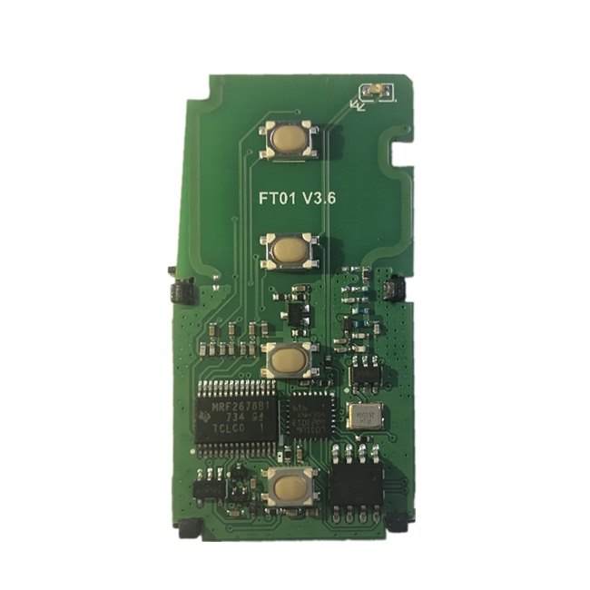 AK007130 For TOYOTA Land Cruiser smart key, 2Buttons, BJ2EW PAGE1 A8 DST-AES Chip, 433MHz, with Keyless Go 89904-60N10