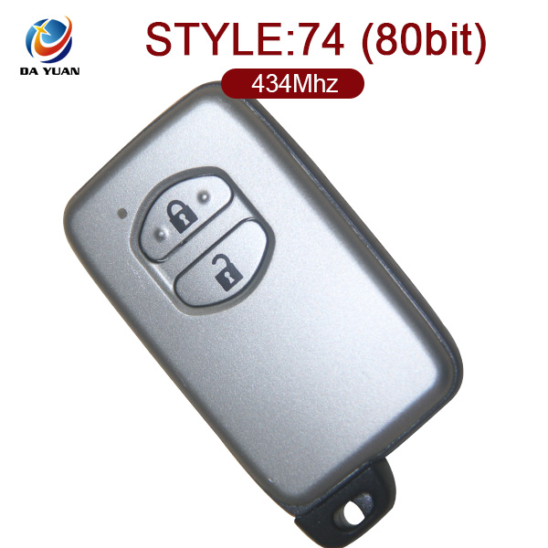 AK007105 for Toyota prius key 2013 2 Button 434MHz 74 (80bit) Chip