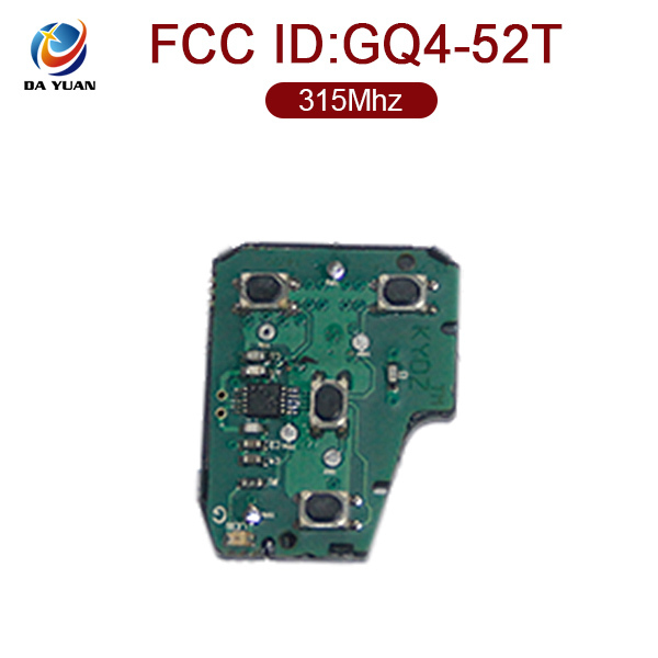 AK007109 for Toyota Remote Key 2+1 Button 315MHz GQ4-52T