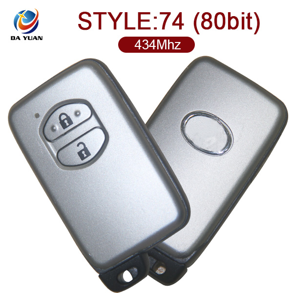 AK007105 for Toyota prius key 2013 2 Button 434MHz 74 (80bit) Chip