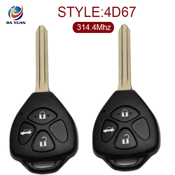 AK007041 for Toyota Camry 3 button Remote Key(Japan) 314.4Mhz,4D-67 Chip