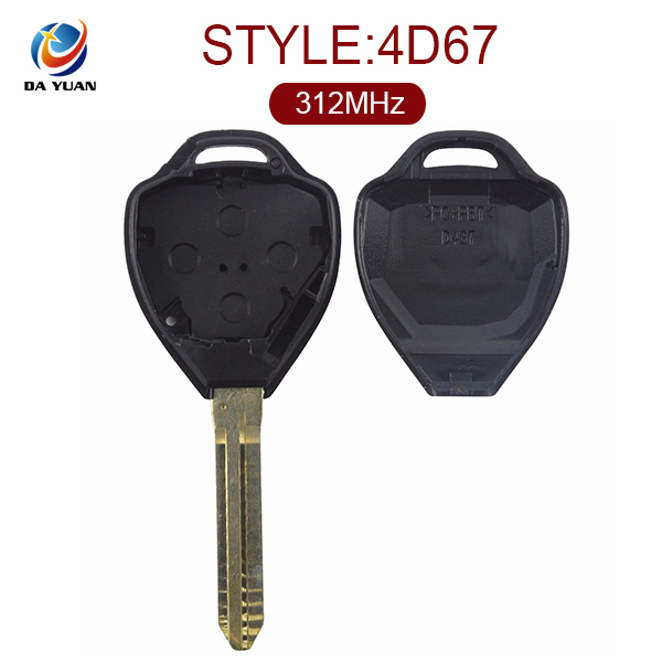 AK007046 FOR Toyota ScionYaris 2+1 Button Remote Key(USA) 312MHz,67Chip inside