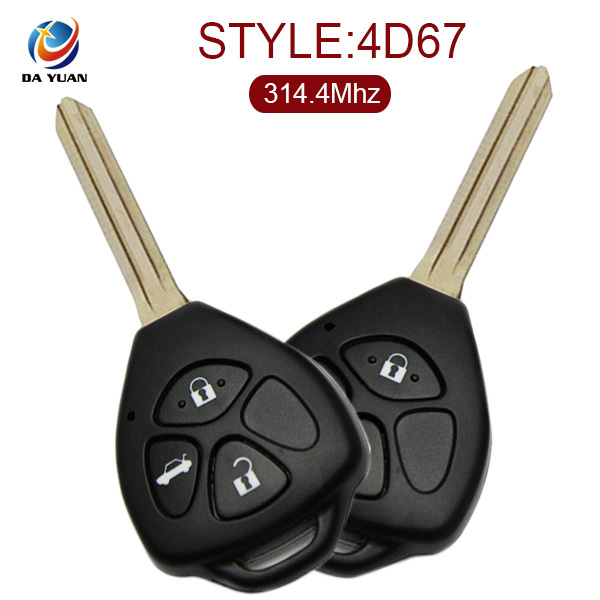 AK007041 for Toyota Camry 3 button Remote Key(Japan) 314.4Mhz,4D-67 Chip