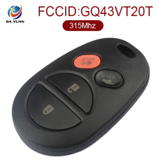 AK007017 ob 4 button 315Mhz for Toyota Solara Avalon 2005 2006 2007 GQ43VT20T