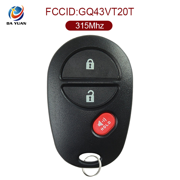AK007095 2+1 button for toyota remote key 315mhz FCCID GQ43VT20T
