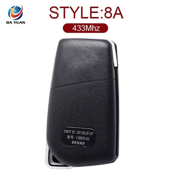 AK007094 for Toyota Carola Flip Remote Key 3Button 433MHz 8A Chip