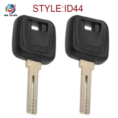 AK050005 New Replacement Uncut Blade Ignition Transponder Chip Key For Volvo C70 S70 With ID44 Chip