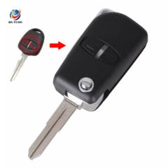 AS011025 Modified Remote Key Shell Case 2 Buttons For Mitsubishi Outlander Grandis Pajero Lancer Right groove