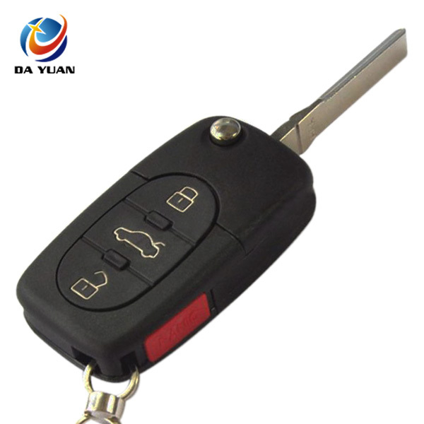 AS008013 FOR Audi 3+1 button battery box Flip remote control key