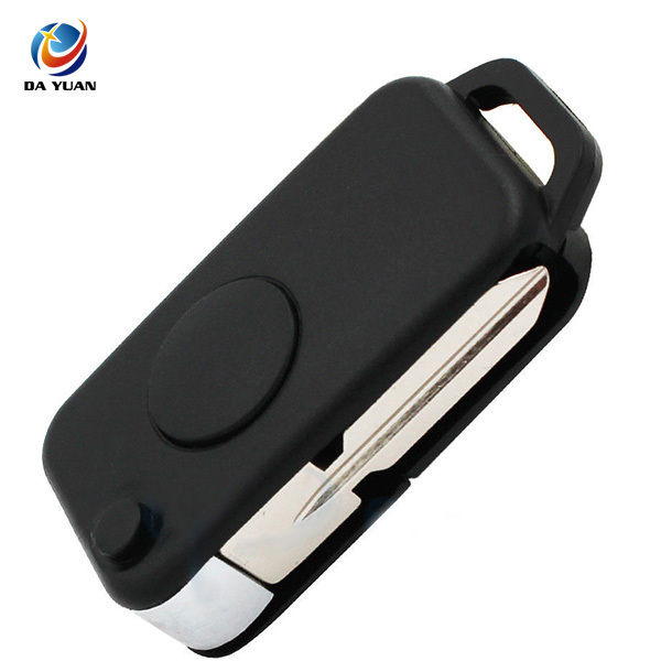AS002035 for Benz 1 button flip key shell 4 track no logo with HU39 blade