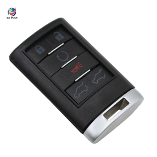 AS030007 Replacement Shell Remote key Case Fob 6 Button For CADILLAC ATS SRX STS CTS DTS
