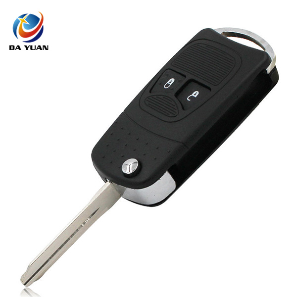 AS015042 2 Button Modified Remote Key Shell Folding Flip Key Case Fob For Chrysler