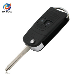 AS015042 2 Button Modified Remote Key Shell Folding Flip Key Case Fob For Chrysler