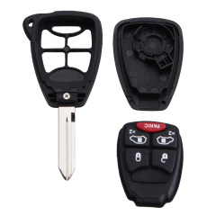 AS015037 NEW Replacement Key Shell fit for CHRYSLER DODGE JEEP Remote Key Case