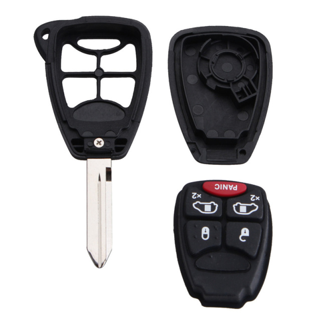 AS015037 NEW Replacement Key Shell fit for CHRYSLER DODGE JEEP Remote Key Case