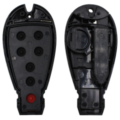 AS015029 2 +1Panic 3 Button Smart Remote Key Fob Shell Case For Chrysler