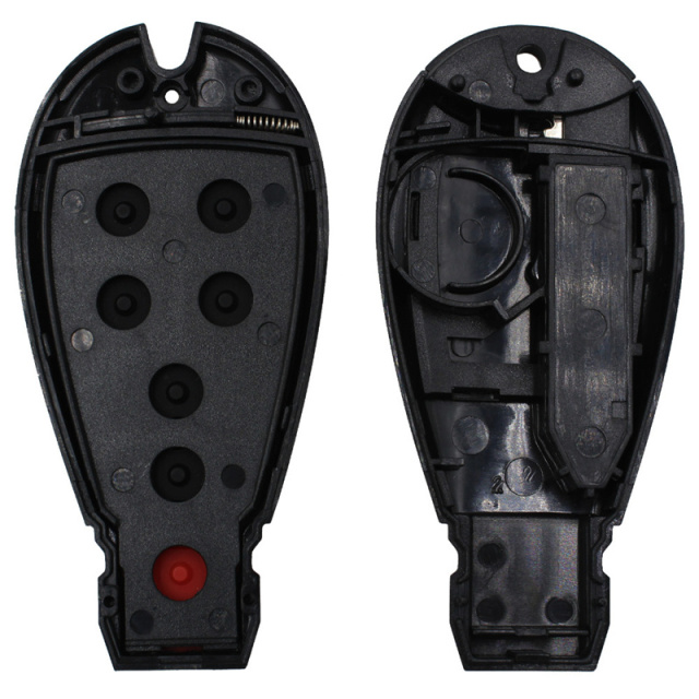 AS015029 2 +1Panic 3 Button Smart Remote Key Fob Shell Case For Chrysler