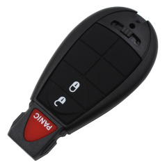 AS015029 2 +1Panic 3 Button Smart Remote Key Fob Shell Case For Chrysler