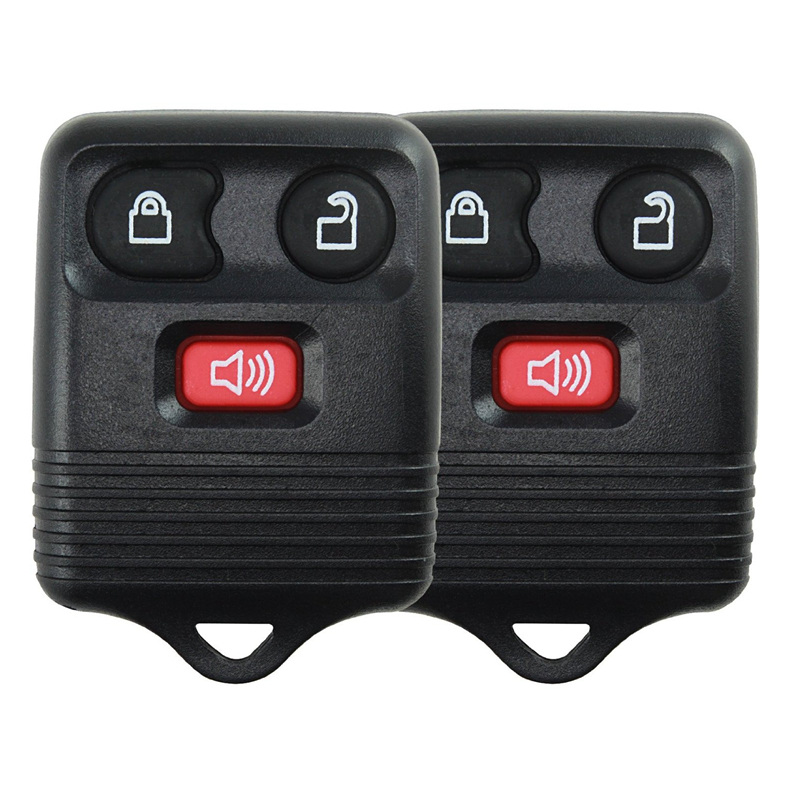 AS018006 3 Button Remote Key Case Fob Shell for Ford Transit 4 Color Black Blue Red Pink
