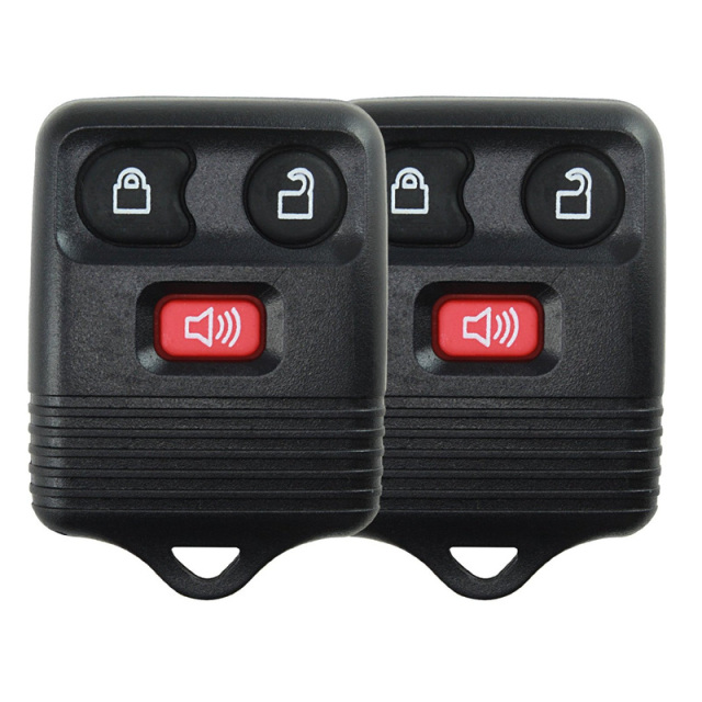 AS018006 3 Button Remote Key Case Fob Shell for Ford Transit 4 Color Black Blue Red Pink