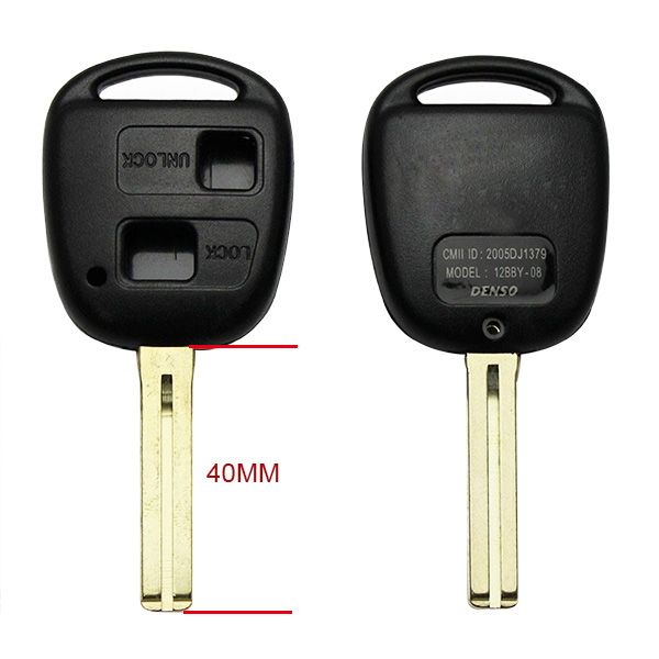 AS052003 for Lexus 2 Buttons Remote key shell toy48 40mm