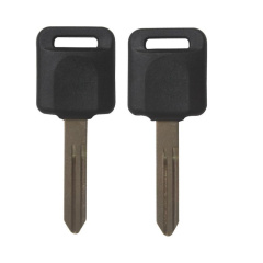 AS027004 Black portable Replacement Key Case Cover Uncut Ignition Blank Chipped Fob with Transponder key shell