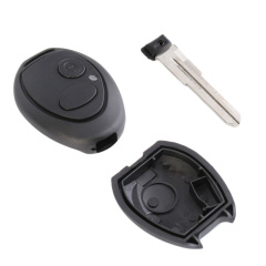 AS004011 2 Button Remote Key Fob Shell Case With Blank Blade Fits For Land Rover