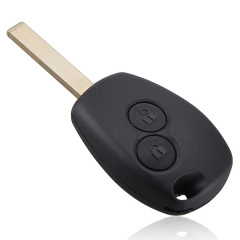 AS010008 2 Button Key Fob Remote Shell Case Uncut Blade For Renault Modus Clio 3 Twingo