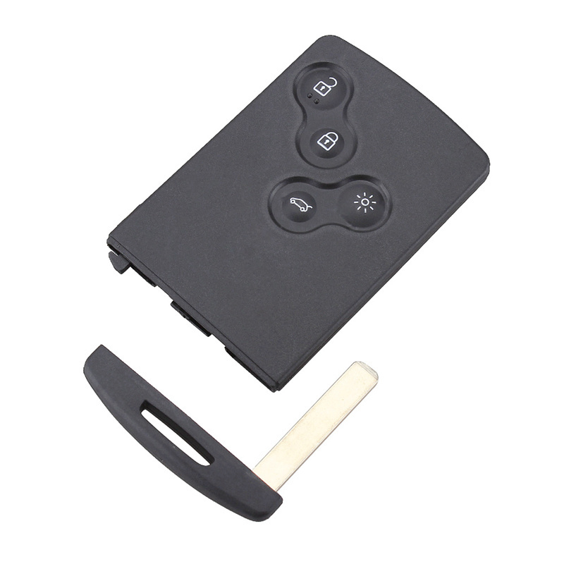 AS010013 4 Button Remote Car Key Case for Renault Key Shell No Chip Car Cover
