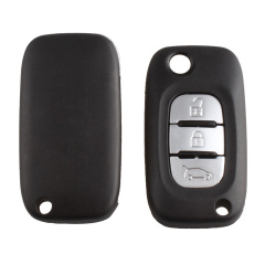 AS010018 Auto Flip Remote Key Shell 3 button for Renault VA2