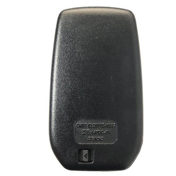 AS007064 For Toyota Fortuner Prado Camry Rav4 Highlander Crown Smart Keyless Case Housing 3 Buttons Remote Key Fob Shell