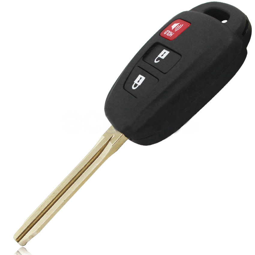 AS007043 Remote Key Shell for Toyota Remote Case Fob Replacement 2+1 Button