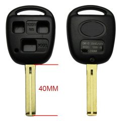 AS007010 Remote Key Shell for Toyota 3 button toy48 40MM
