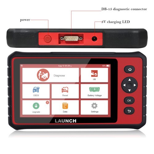 AKP274   LAUNCH X431 CRP909 All System Auto OBDII Diagnostic Scanner with 15 Special Functions Free Shipping