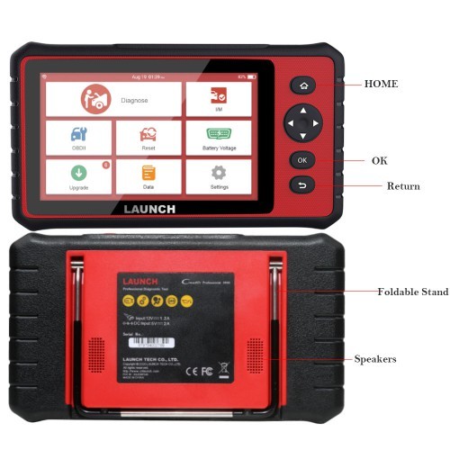 AKP274   LAUNCH X431 CRP909 All System Auto OBDII Diagnostic Scanner with 15 Special Functions Free Shipping