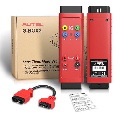 AKP270 100% Original Autel G-BOX2 Tool for Mercedes Benz All Key Lost Work with Autel MaxiIM IM608/IM508
