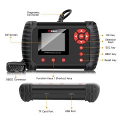 AKP256 Original VIDENT iLink400 Full System Scan Tool Single Make Support ABS/SRS/EPB//DPF Regeneration/Oil Reset US Ship