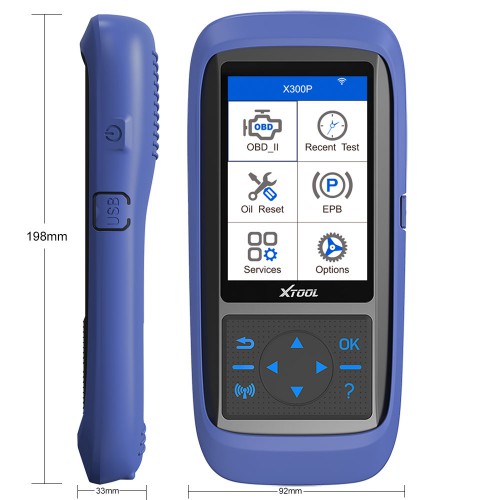 AKP252 XTOOL X300P Diagnostic Tool Automatic Scanner with 16 Special Functions