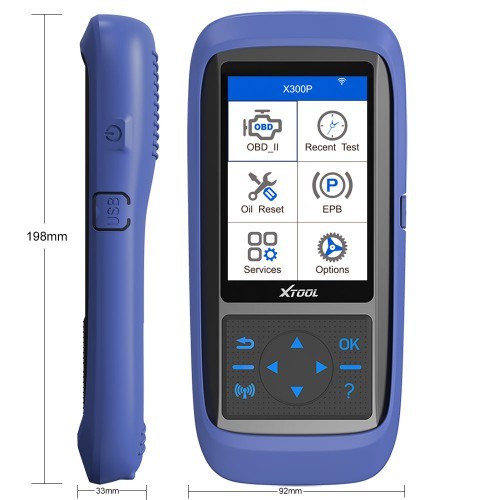AKP252 XTOOL X300P Diagnostic Tool Automatic Scanner with 16 Special Functions
