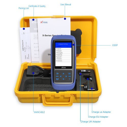 AKP252 XTOOL X300P Diagnostic Tool Automatic Scanner with 16 Special Functions