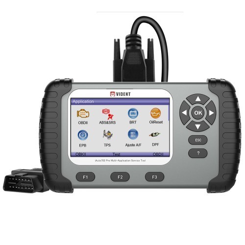 AKP250 VIDENT iAuto 702 Pro Multi-applicaton Service Tool Support ABS/SRS/EPB/DPF Update to 19 Maintenances 3 Years Free Update Online US/UK Ship