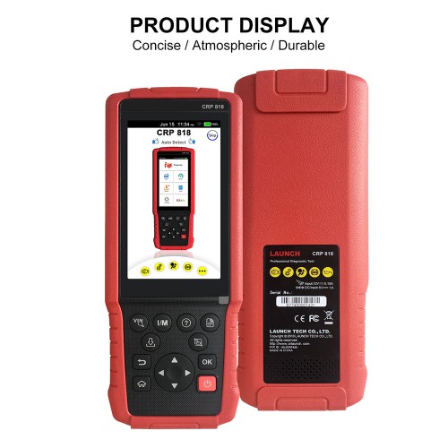 AKP233 Launch CRP818 Full-System OBD2 Diagnostic Tool for European Cars Free Update Online
