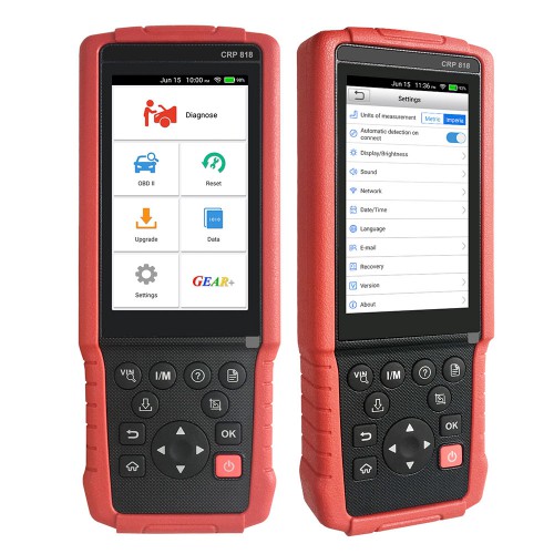 AKP233 Launch CRP818 Full-System OBD2 Diagnostic Tool for European Cars Free Update Online