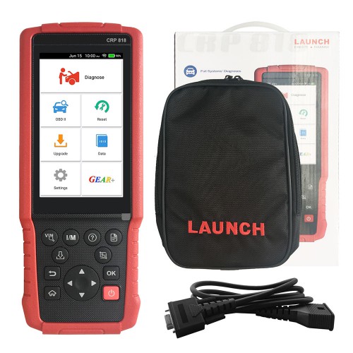 AKP233 Launch CRP818 Full-System OBD2 Diagnostic Tool for European Cars Free Update Online
